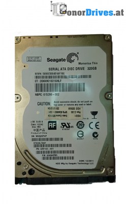 Seagate ST320LT007-9ZV142-021 -320GB - PCB 100611631 Rev. A